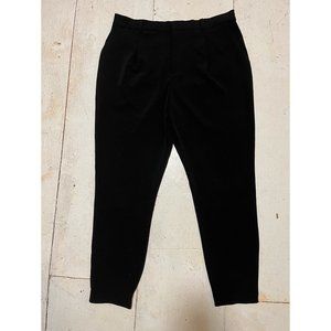 Uniqlo Black Satin Ankle Length Dress Pants - Waist 32 x 34